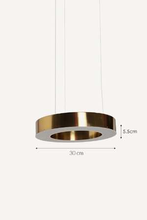   Round Gold Ceiling Lamp | Oroa.com