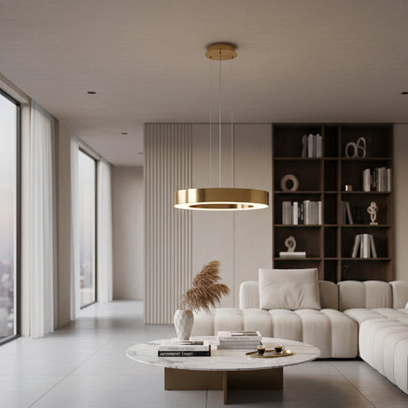   Round Gold Ceiling Lamp | Oroa.com