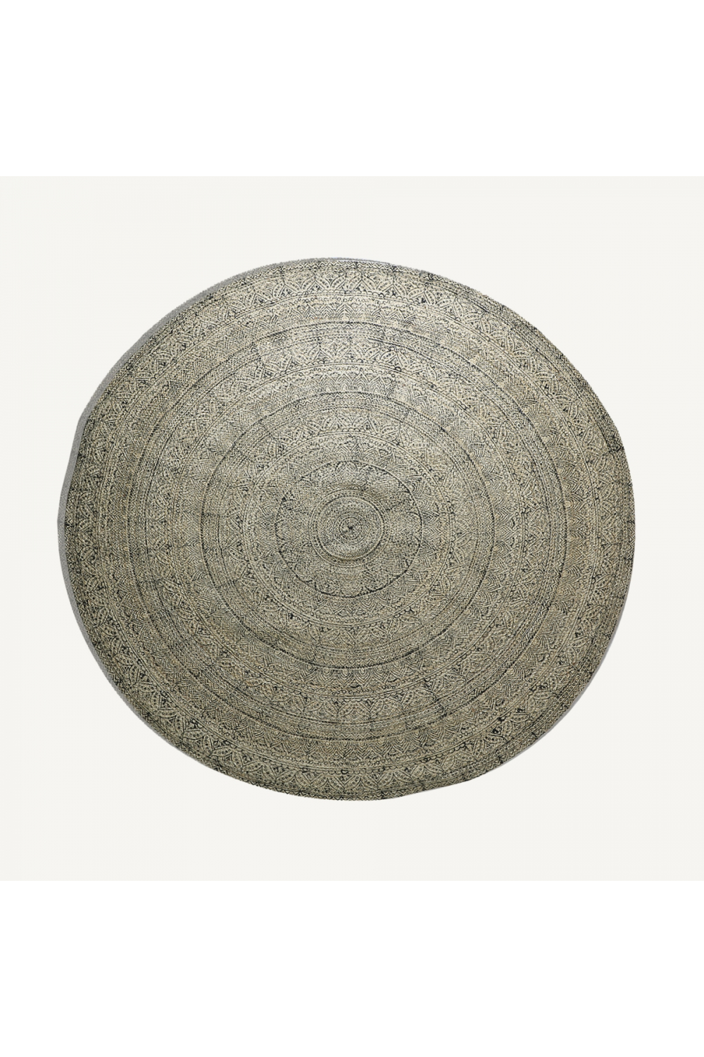 Round Contemporary Jute Rug 8' | Vical Home Kirana | Oroatrade.com