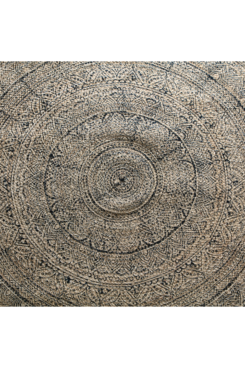 Round Contemporary Jute Rug 8' | Vical Home Kirana | Oroatrade.com