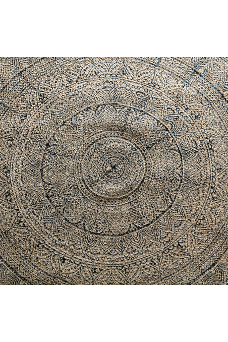 Round Contemporary Jute Rug 8' | Vical Home Kirana | Oroa.com