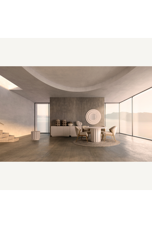 Round Contemporary Jute Rug 8' | Vical Home Kirana | Oroa.com