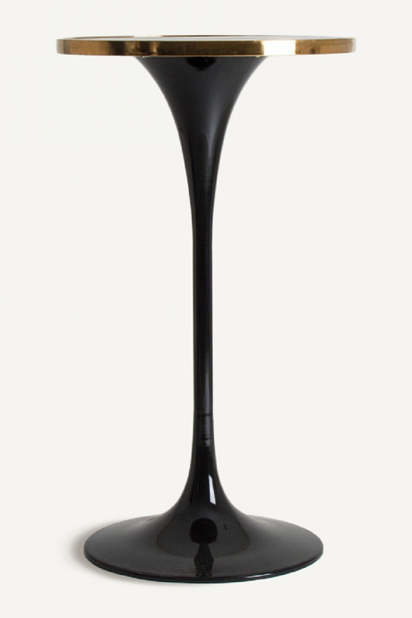   Black Pedestal Bar Table | Oroa.com