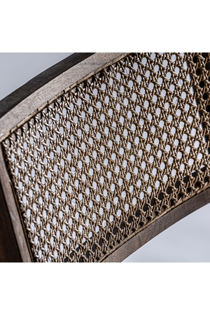 Brown Leather Seat Dining Chair | Vical Home Almstock | Oroa.com