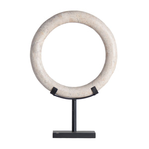   Modern European furniture - Round White Marble Decorative Object - www.oroa.com | Oroa.com