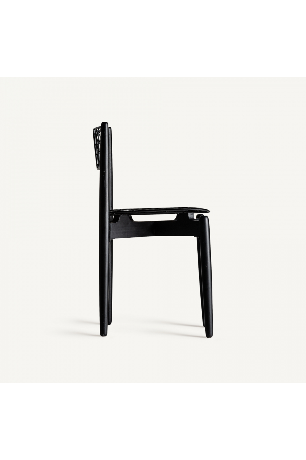 Black Metal Dining Chair (2) | Vical Home Plisse | Oroa.com