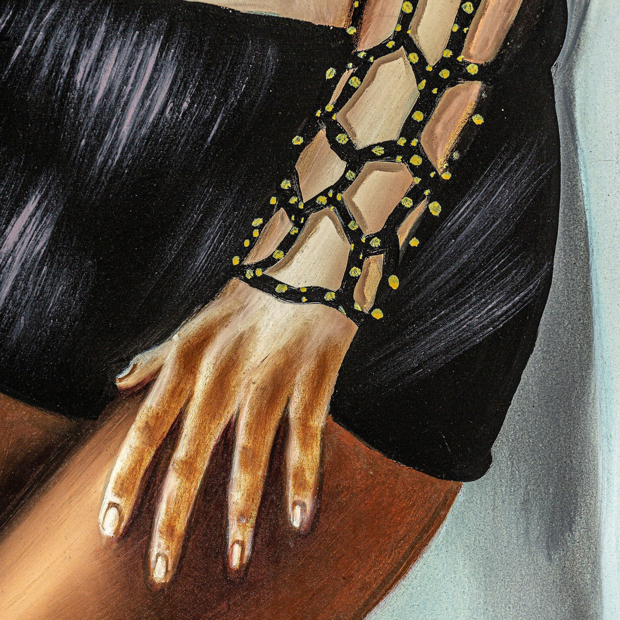   Woman In Black Painting | Oroa.com