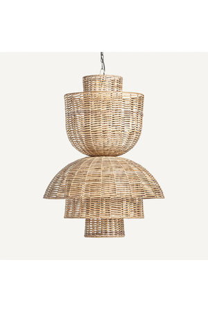 Pleated Rattan Hanging Lamp | Vical Home Plisse | Oroa.com