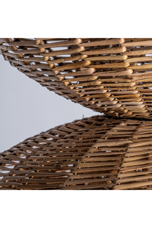 Pleated Rattan Hanging Lamp | Vical Home Plisse | Oroa.com