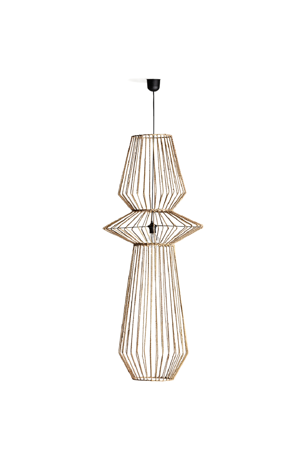 Braided Rattan Hanging Lamp | Vical Home Plisse | Oroatrade.com