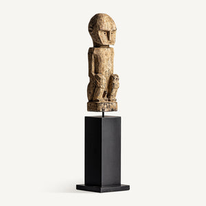   Rustic Wood Statue Decorative Figure | Oroa.com