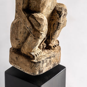   Rustic Wood Statue Decorative Figure | Oroa.com