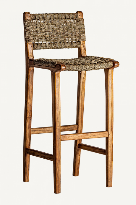 Woven Rope Barstool | Vical Home Kavala | Oroa.com
