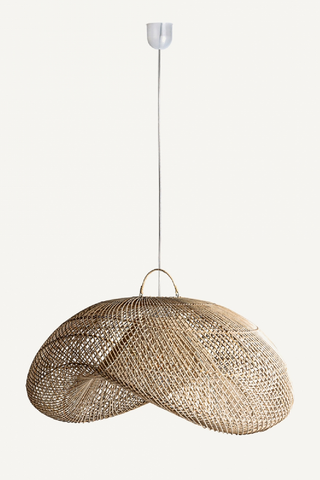 Rattan Curved Hanging Lamp | Vical Home | Oroa.com