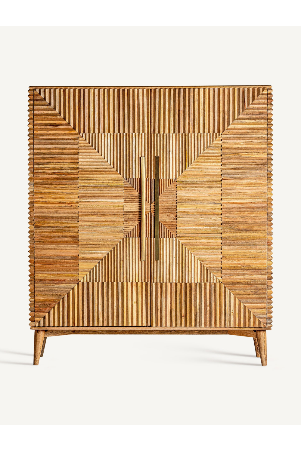 Fluted Wood Modern Cabinet | Vical Home Plisse | Oroa.com