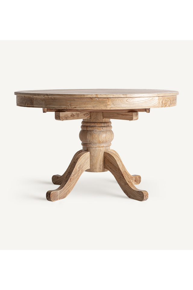 Round Elm Extendable Dining Table | Vical Home Berca | Oroa.com