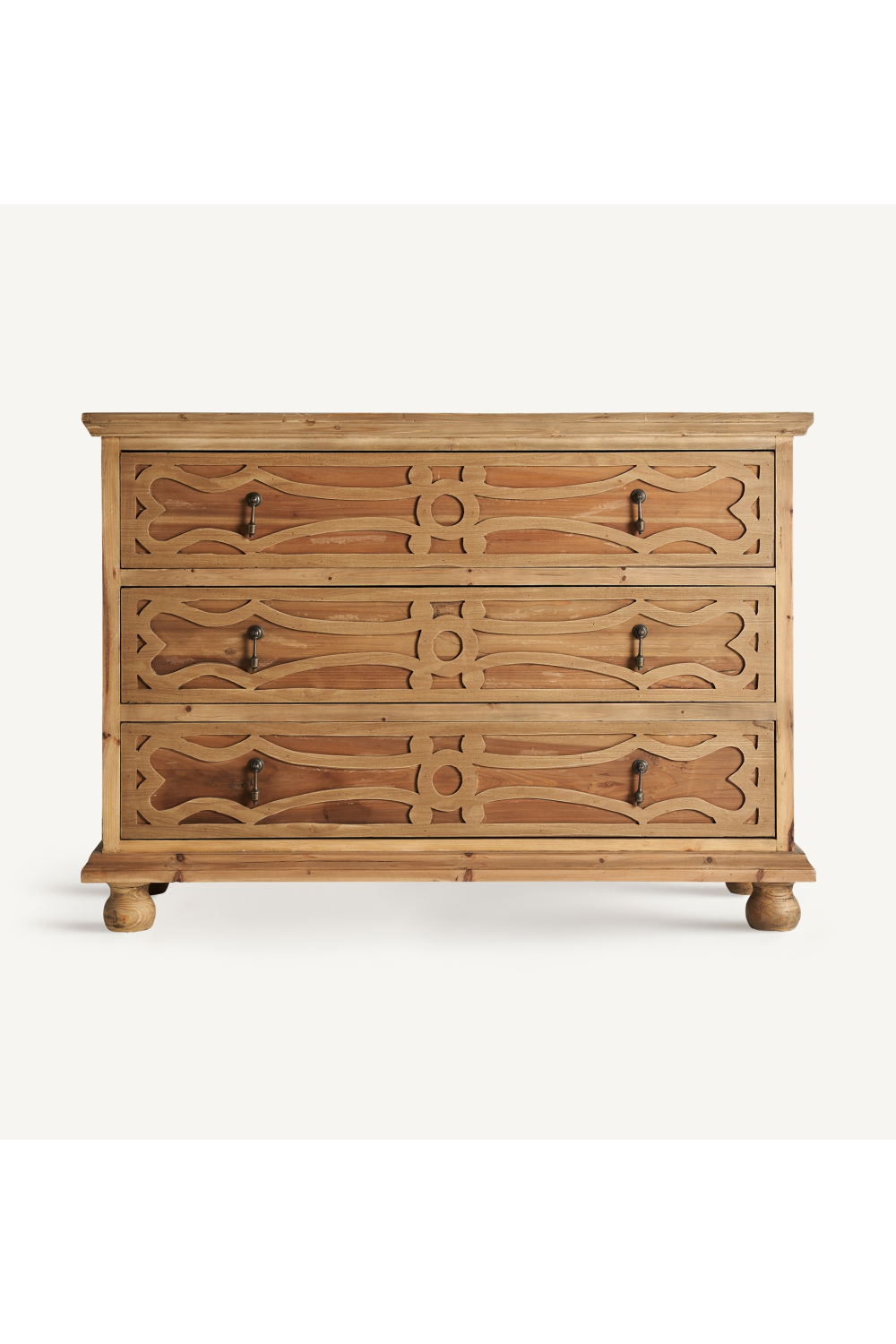 Carved Wooden Chest of Drawers | Vical Home Rumford | Oroa.com