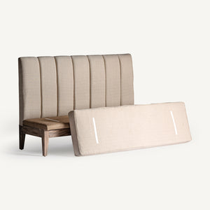   White Linen Sofa | Oroa.com