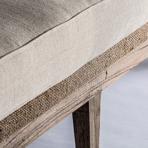   White Linen Sofa | Oroa.com