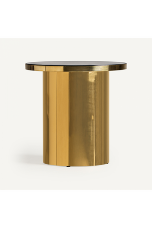 Gold Central-Base Side Table | Vical Home Bertix | Oroa.com