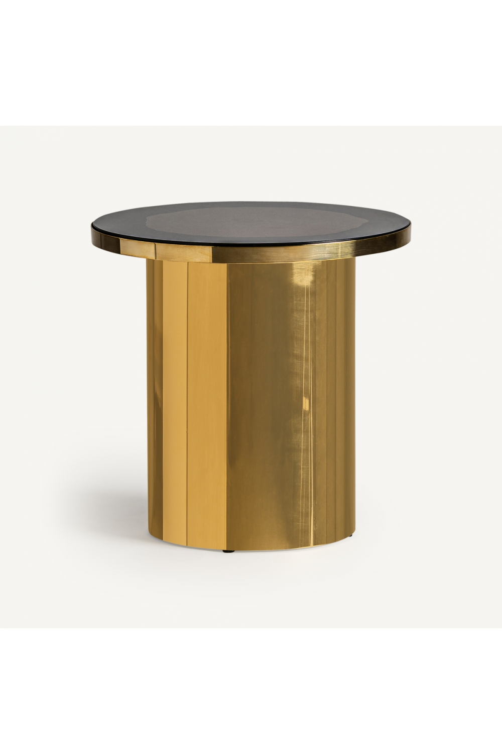 Gold Central-Base Side Table | Vical Home Bertix | Oroa.com