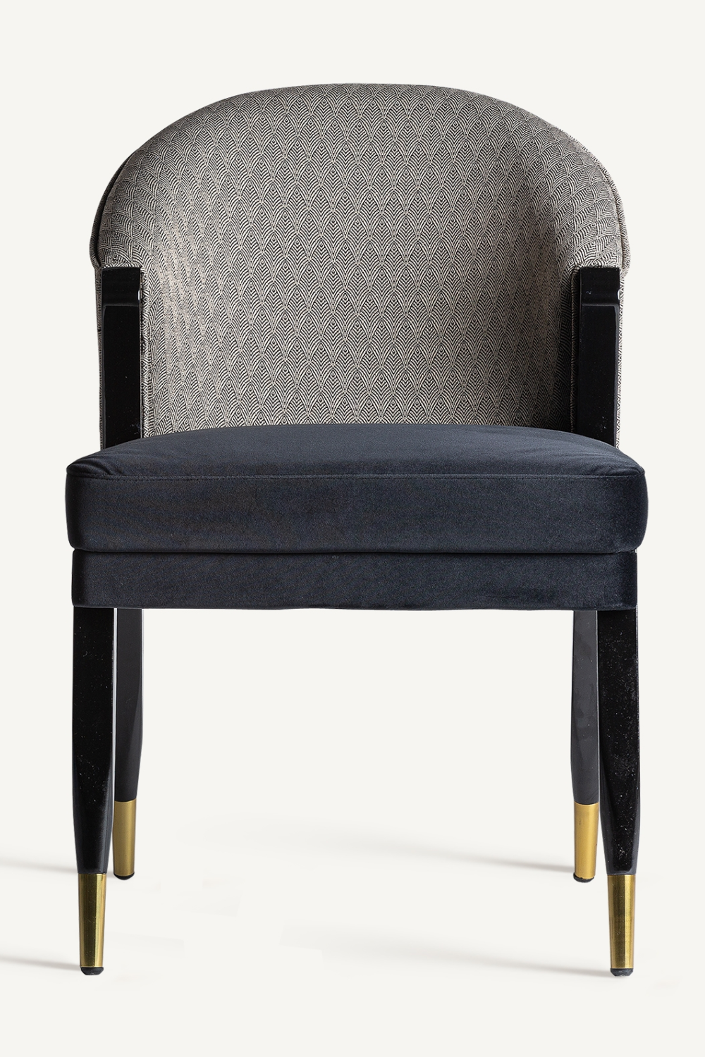 Black Velvet Accent Chair | Vical Home Trun | Oroatrade.com