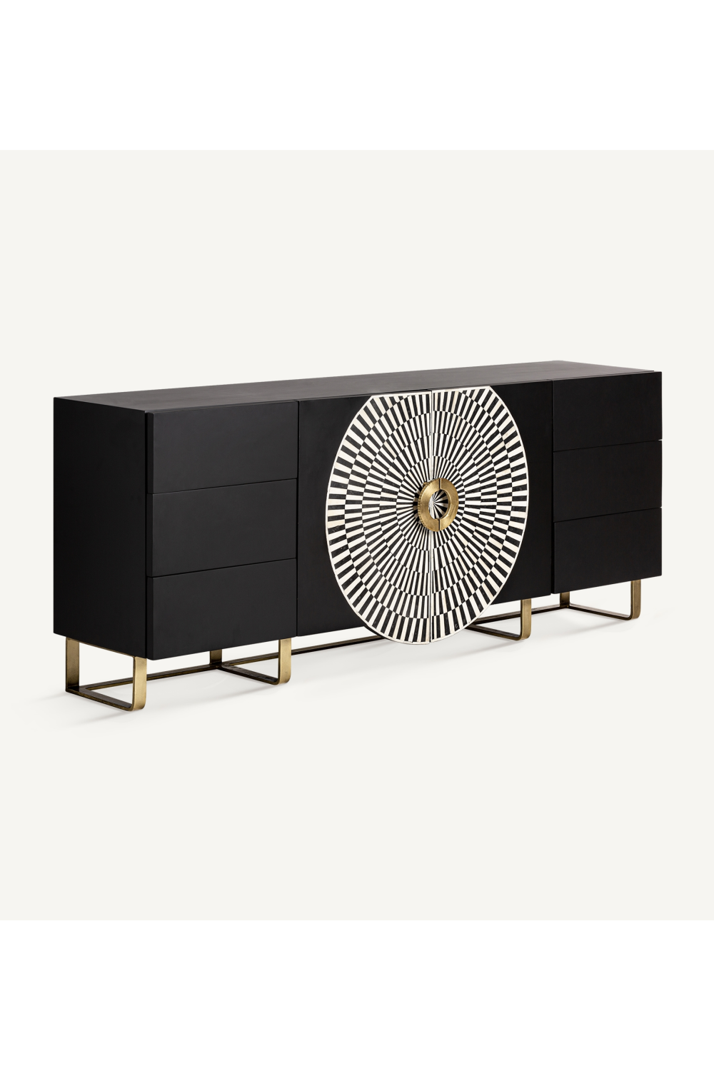 Black & White 2-Door Sideboard | Vical Home Gatsby | Oroa.com