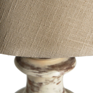   Whitewashed Wood Table Lamp | Oroa.com