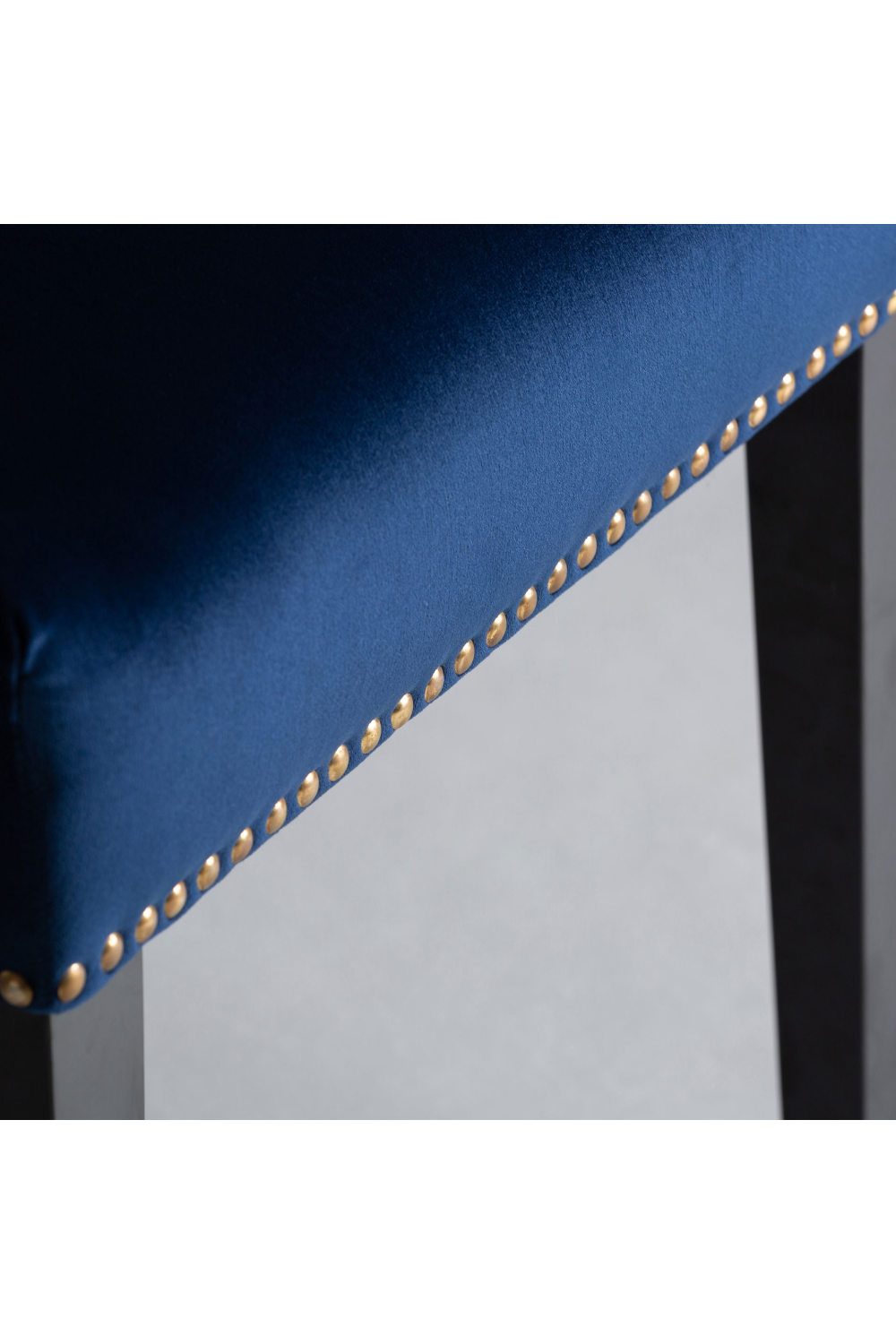 Blue Velvet Studded Accent Chair (2) | Vical Home Isella | Oroa.com