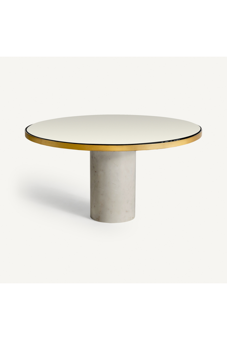 Marble Pedestal Coffee Table | Vical Home Orbey | Oroa.com