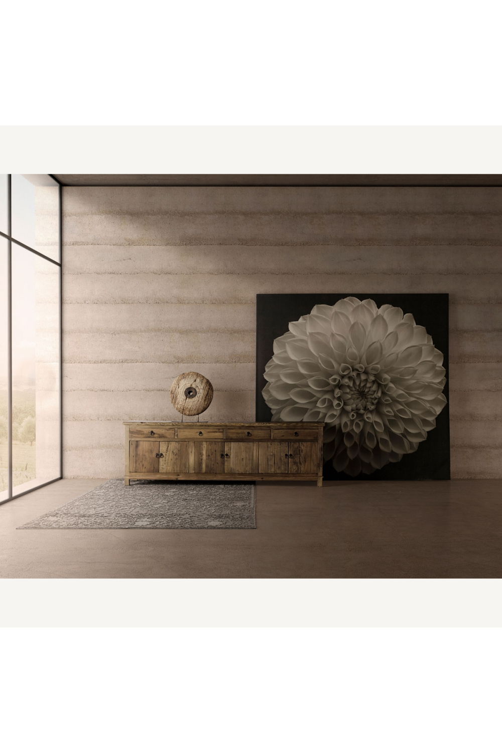 Monochromatic Floral Art Print | Vical Home Whill | Oroa.com