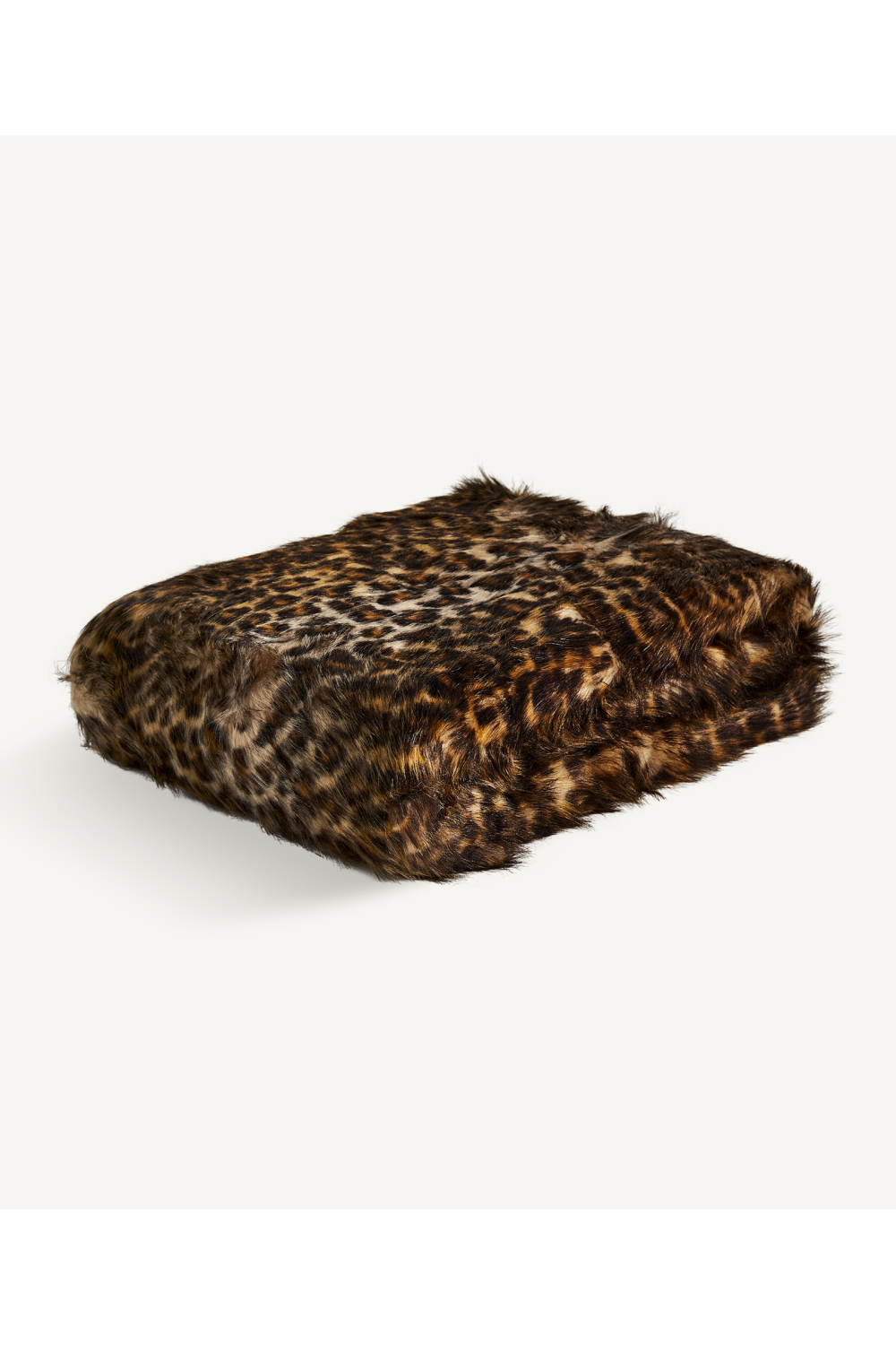 Brown Printed Furry Throw Blanket | Vical Home Leopard | Oroatrade.com