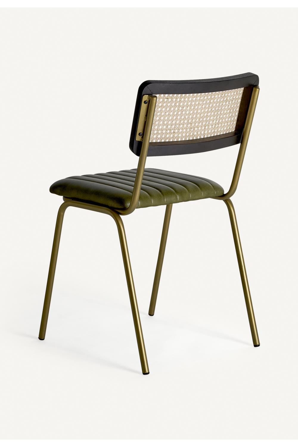 Green Leather Seat Accent Chair | Vical Home Almstock | Oroatrade.com