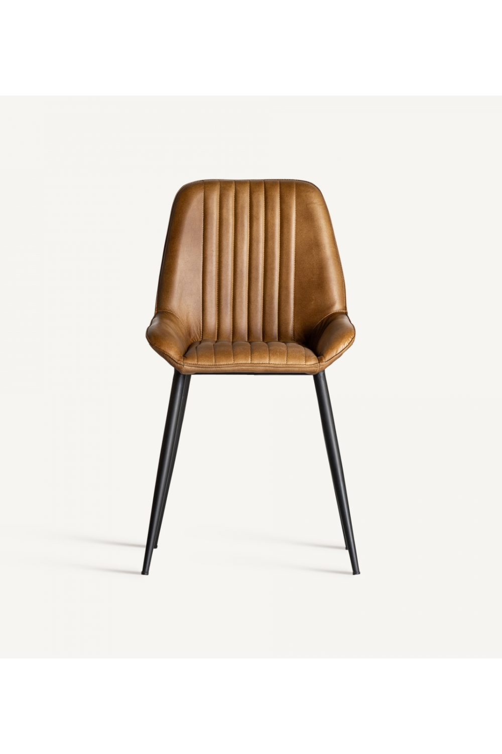 Camel Leather Dining Chair | Vical Home Morton | Oroa.com