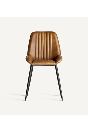 Camel Leather Dining Chair | Vical Home Morton | Oroa.com