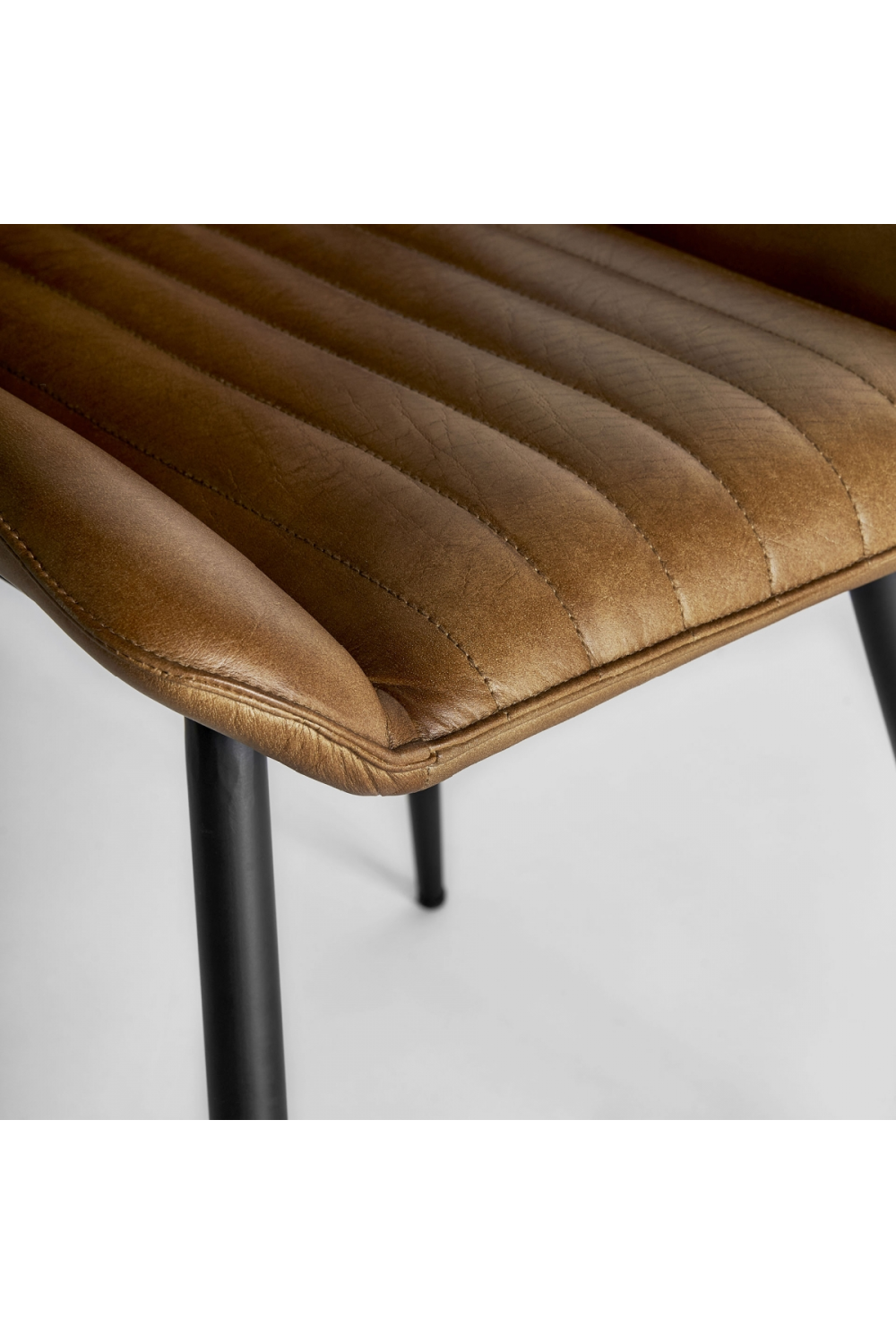 Camel Leather Dining Chair | Vical Home Morton | Oroa.com
