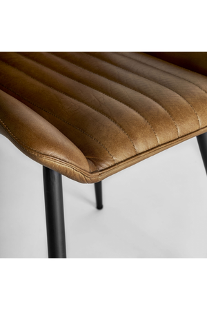 Camel Leather Dining Chair | Vical Home Morton | Oroa.com