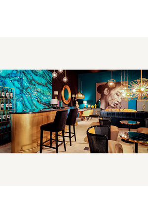 Turquoise Paper Art Print | Vical Home Nauru | Oroa.com