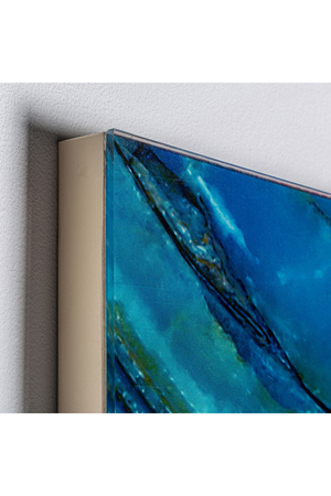 Turquoise Paper Art Print | Vical Home Nauru | Oroa.com