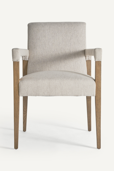 Cream Linen Accent Armchair | Vical Home Baena | Oroa.com