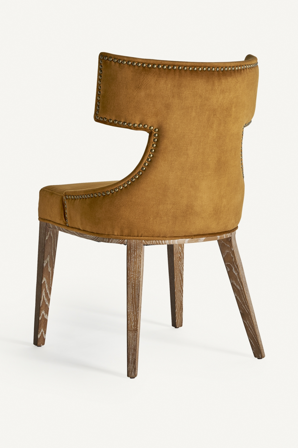 Yellow Studded Dining Chair | Vical Home Dozza | Oroa.com