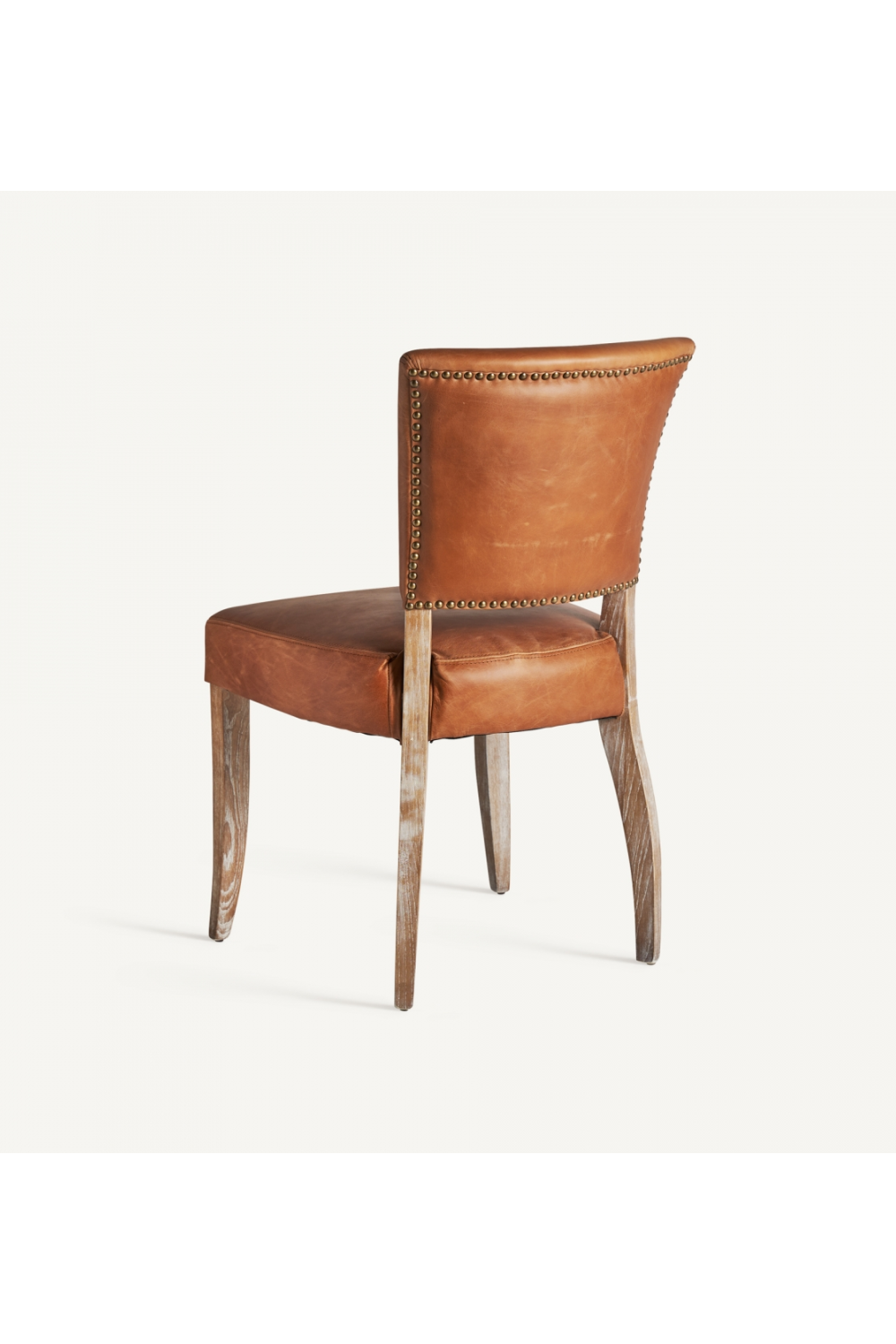 Brown Leather Accent Chair | Vical Home Tolla | Oroatrade.com