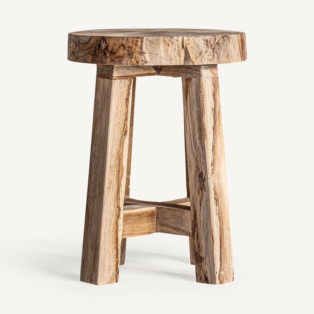   Tropical Hardwood Footstool | Oroa.com