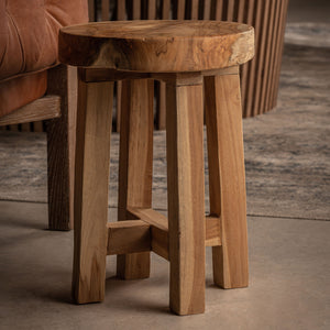   Tropical Hardwood Footstool | Oroa.com