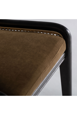 Velvet Seat Rattan Dining Chair | Vical Home Velburg | Oroa.com