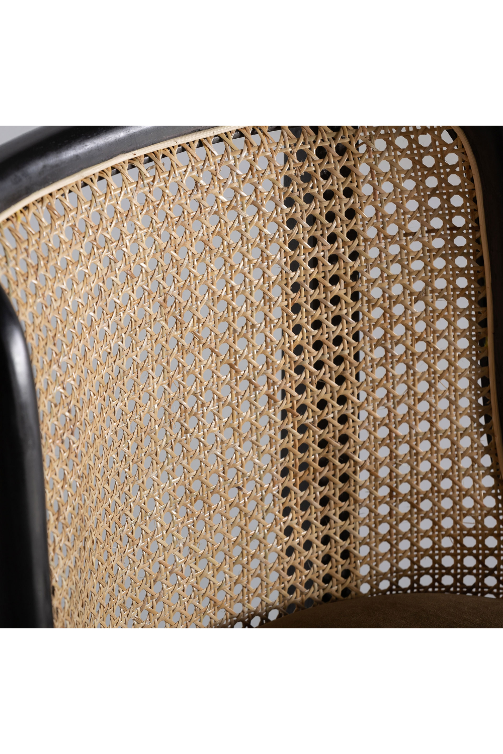 Velvet Seat Rattan Accent Chair | Vical Home Velburg | Oroatrade.com