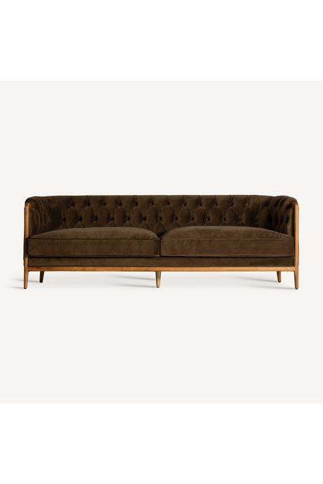 Green Buttoned Sofa | Vical Home Velburg | Oroa.com