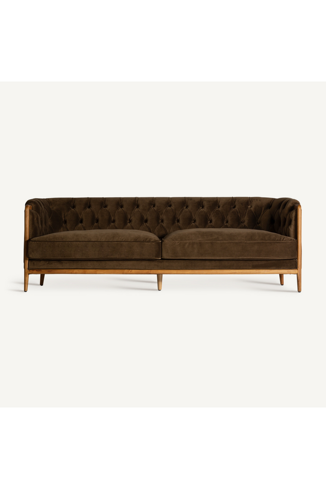 Green Buttoned Sofa | Vical Home Velburg | Oroa.com