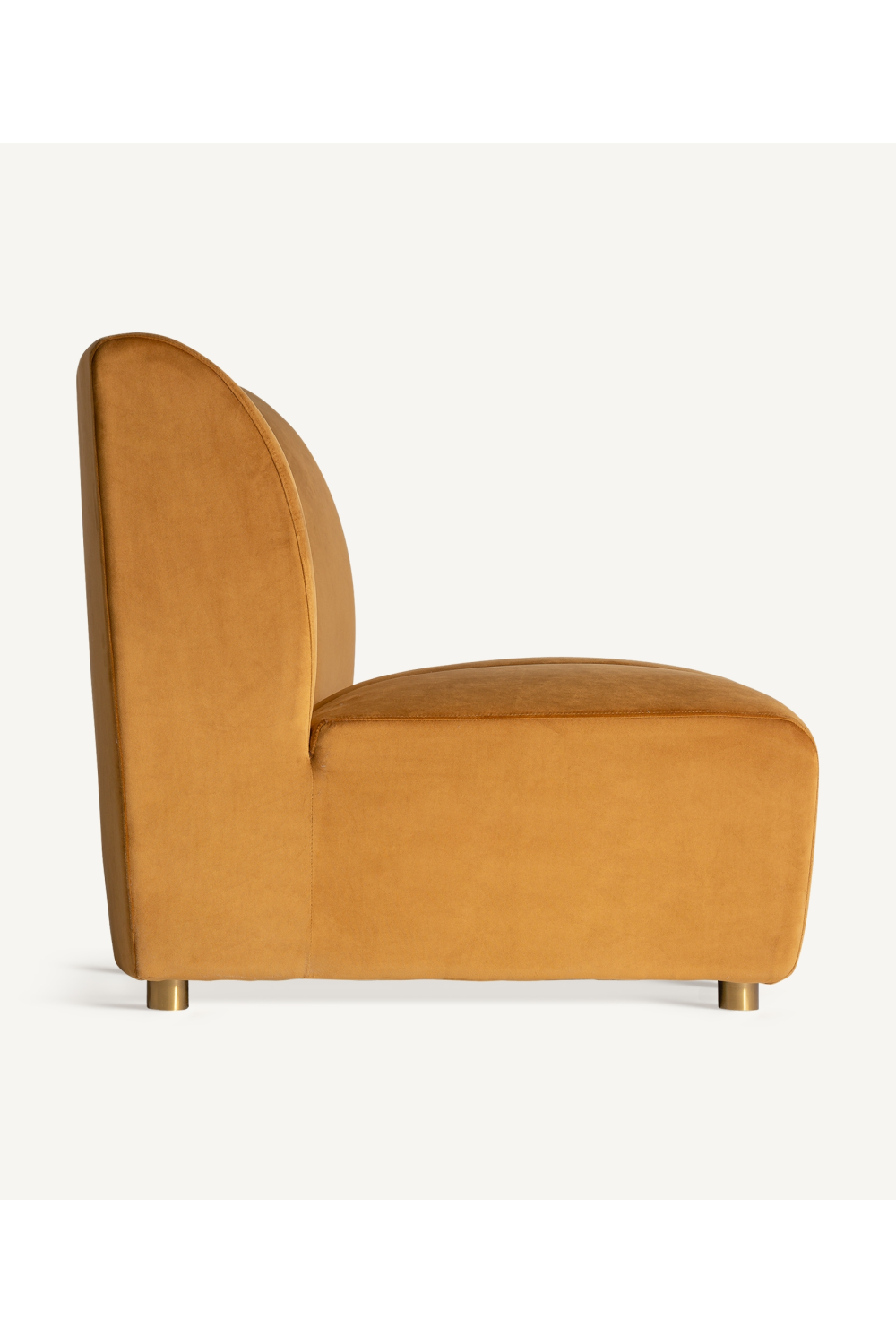 Brown Velvet Central Modular Sofa | Vical Home Shul | Oroa.com