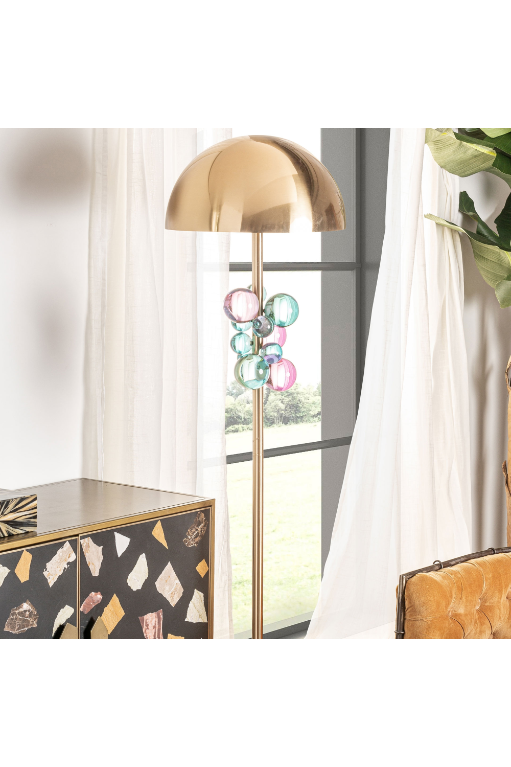 Multicolored Glass Orbs Floor Lamp | Vical Home Inch | Oroa.com